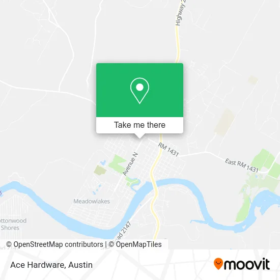 Ace Hardware map