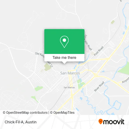Chick-Fil-A map