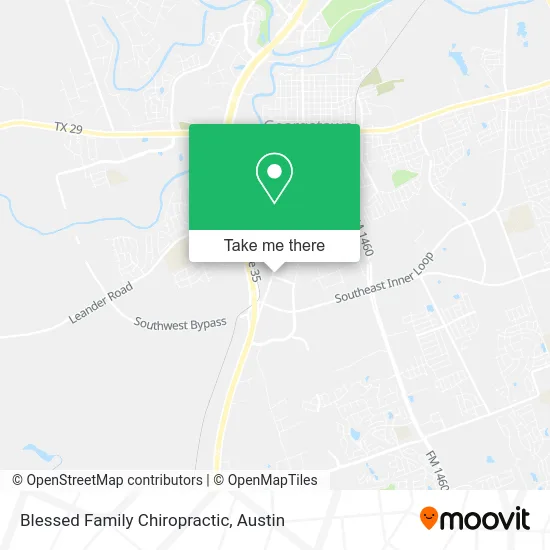 Blessed Family Chiropractic map