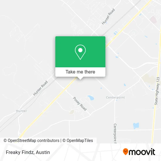 Freaky Findz map