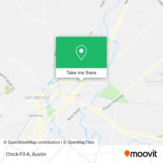 Chick-Fil-A map