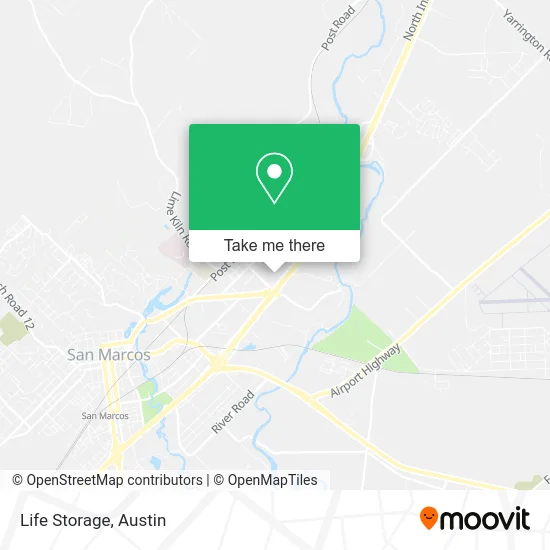 Life Storage map