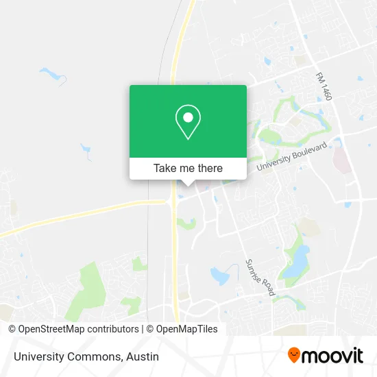 University Commons map