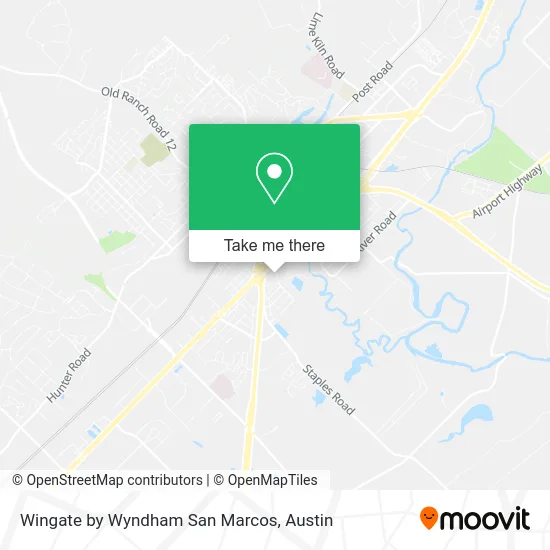 Wingate by Wyndham San Marcos map