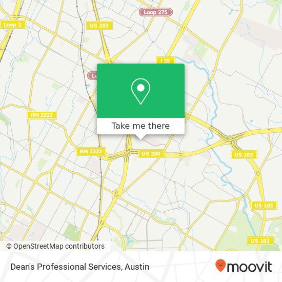 Mapa de Dean's Professional Services