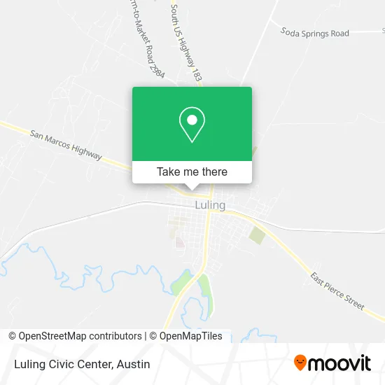 Luling Civic Center map