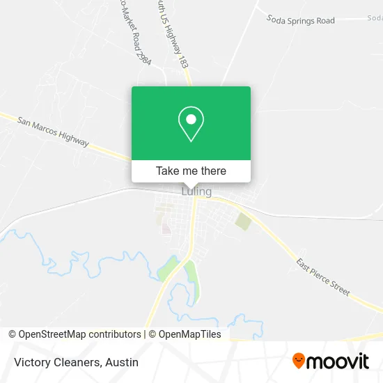 Victory Cleaners map