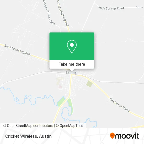 Cricket Wireless map