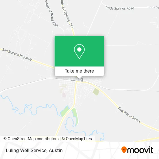 Luling Well Service map