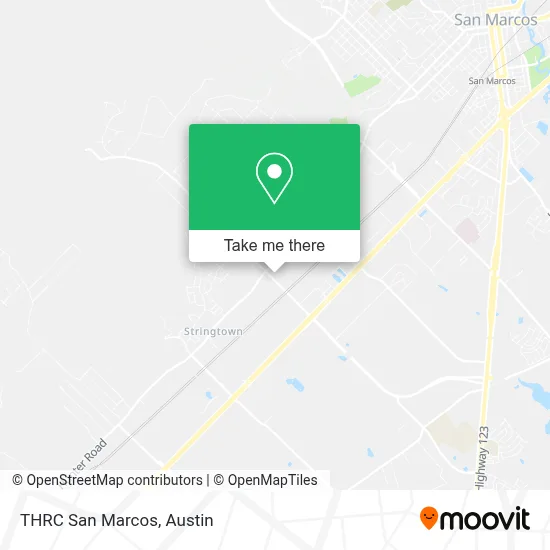 THRC San Marcos map