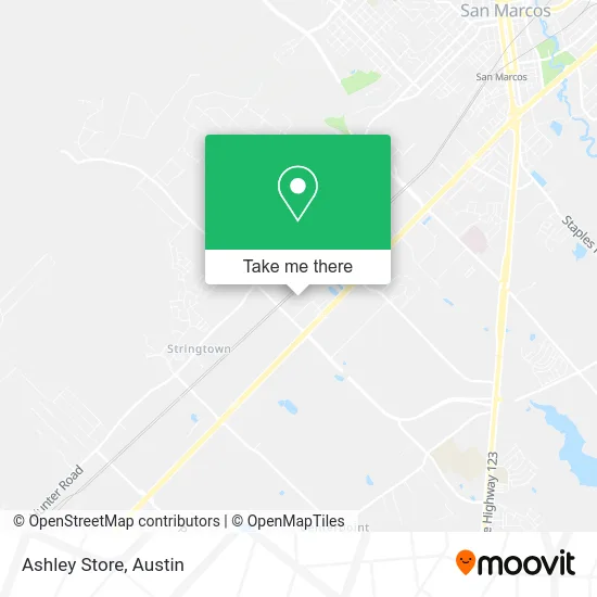 Ashley Store map