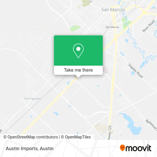 Austin Imports map