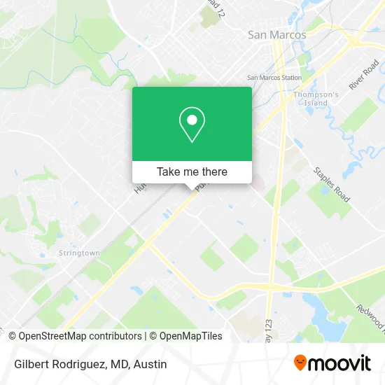 Gilbert Rodriguez, MD map