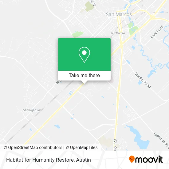 Habitat for Humanity Restore map