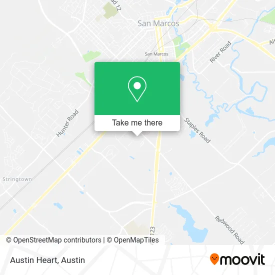 Austin Heart map