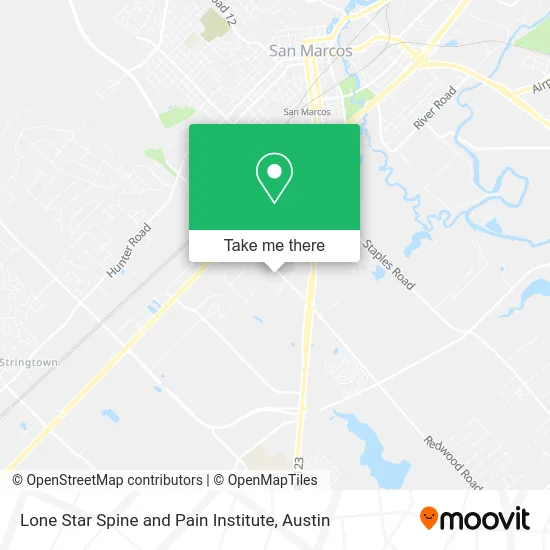 Lone Star Spine and Pain Institute map