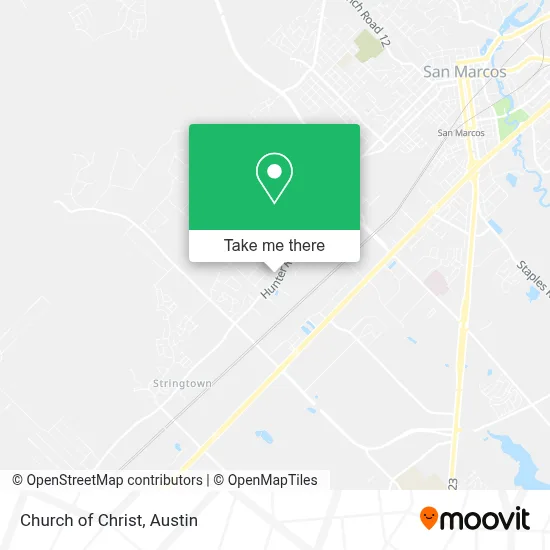 Church of Christ map