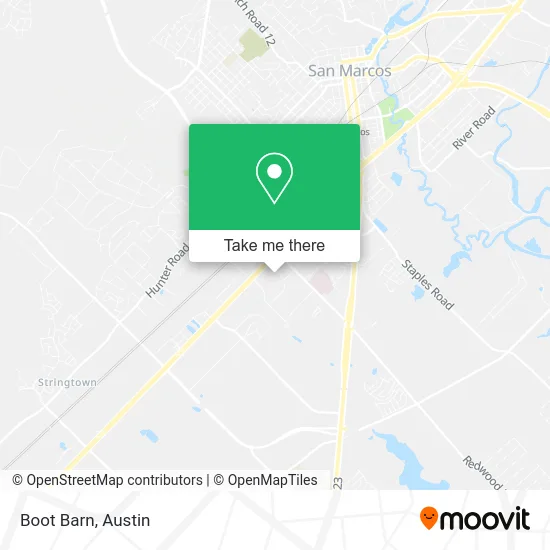 Boot Barn map