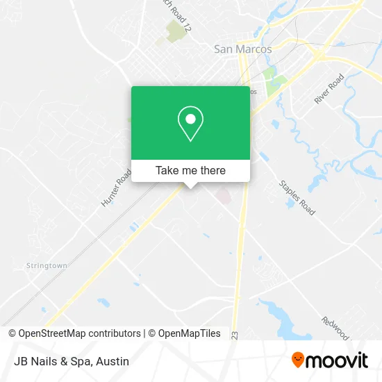 JB Nails & Spa map