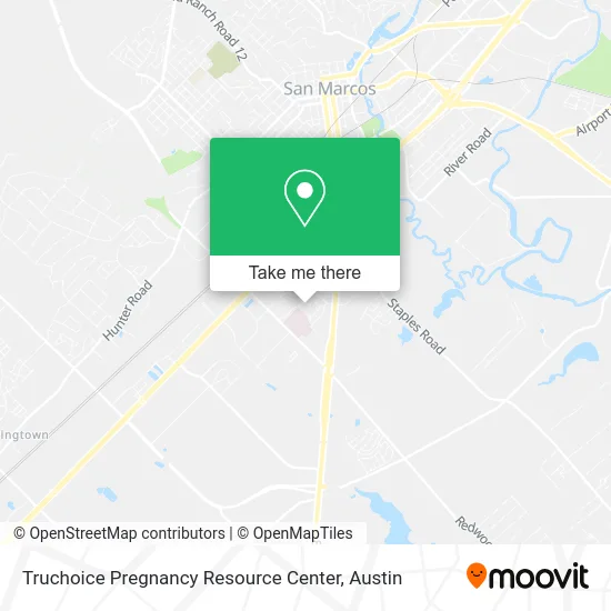 Truchoice Pregnancy Resource Center map