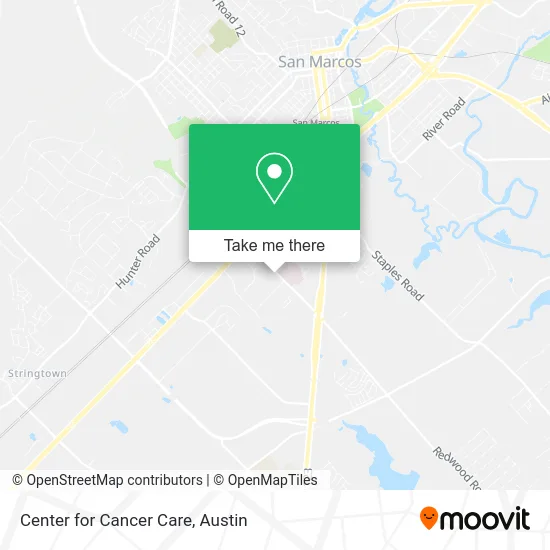 Center for Cancer Care map