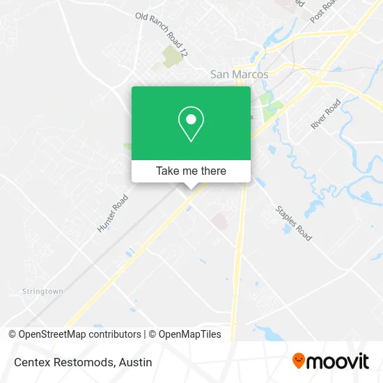 Centex Restomods map