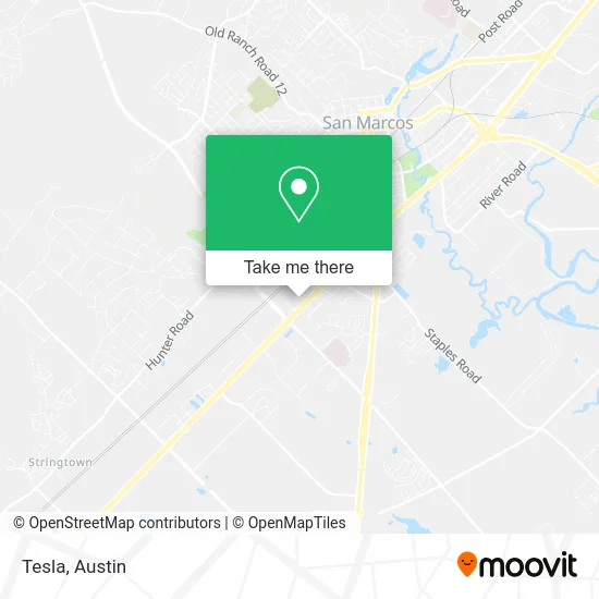 Tesla map