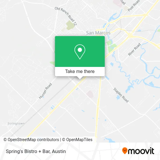 Spring's Bistro + Bar map