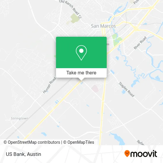 US Bank map