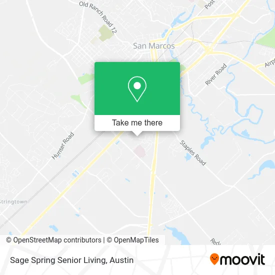 Sage Spring Senior Living map