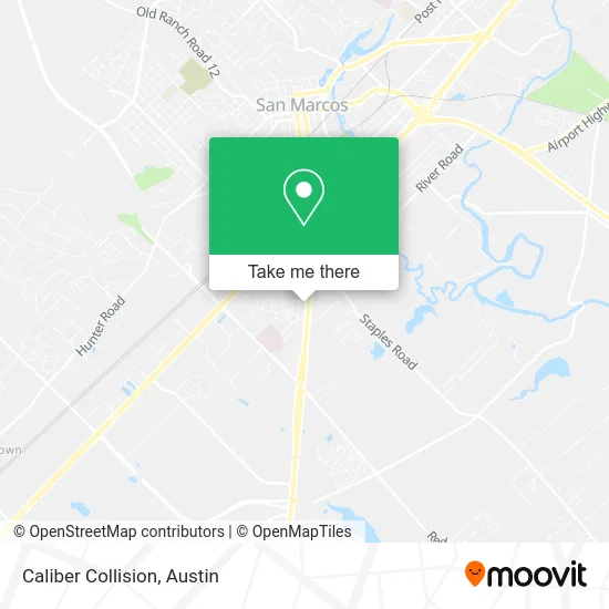 Caliber Collision map