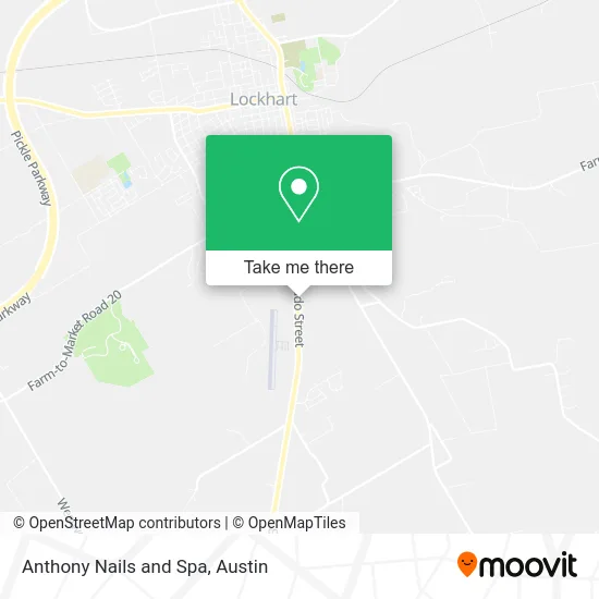 Anthony Nails and Spa map
