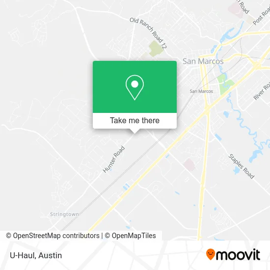 U-Haul map