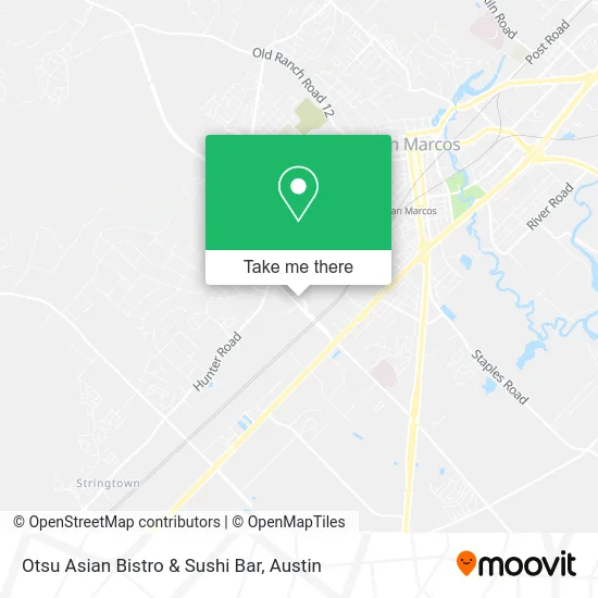 Mapa de Otsu Asian Bistro & Sushi Bar
