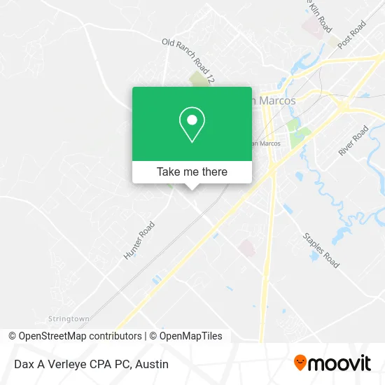 Mapa de Dax A Verleye CPA PC
