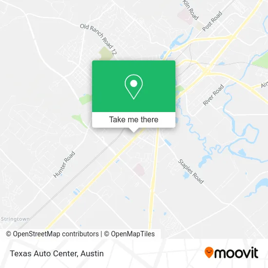 Texas Auto Center map