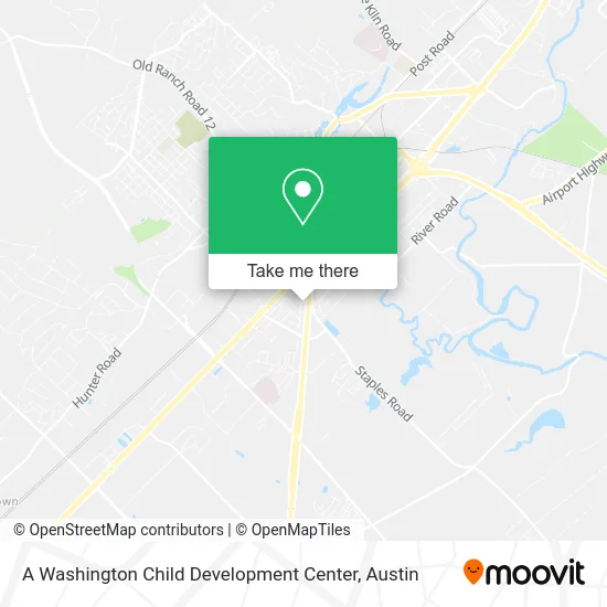 A Washington Child Development Center map