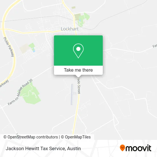 Jackson Hewitt Tax Service map