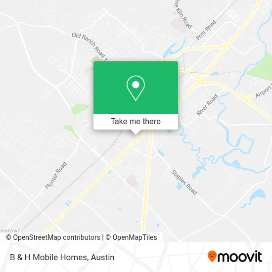 B & H Mobile Homes map