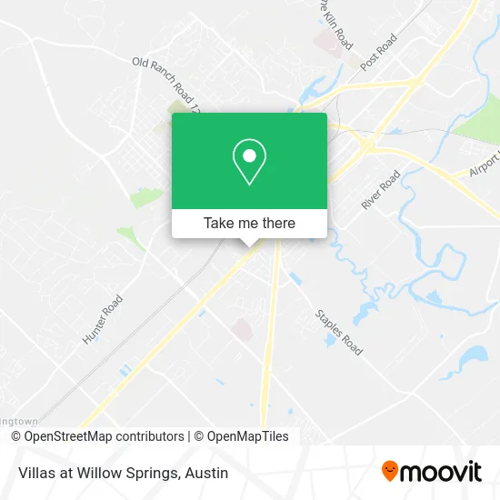 Villas at Willow Springs map