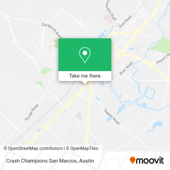 Crash Champions San Marcos map