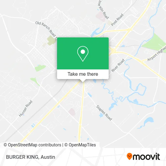 BURGER KING map