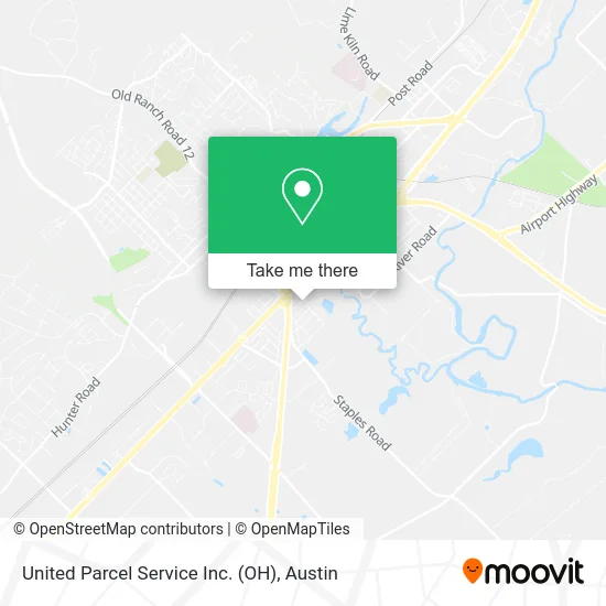 United Parcel Service Inc. (OH) map