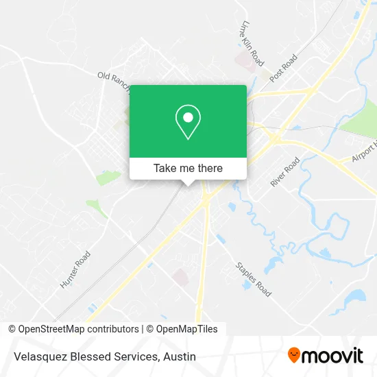 Velasquez Blessed Services map