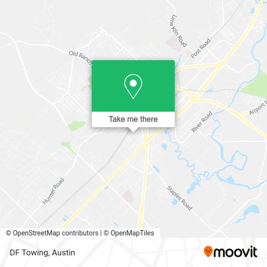 DF Towing map