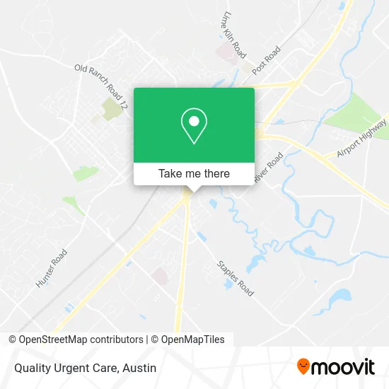 Quality Urgent Care map