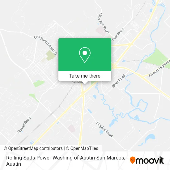 Rolling Suds Power Washing of Austin-San Marcos map