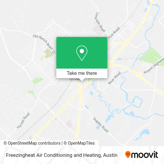 Freezingheat Air Conditioning and Heating map