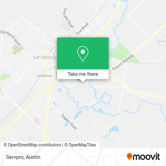 Servpro map