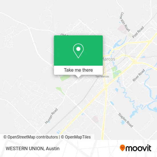 WESTERN UNION map